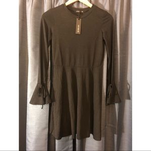 Debbie Long Sleeve High Neck Swing adress